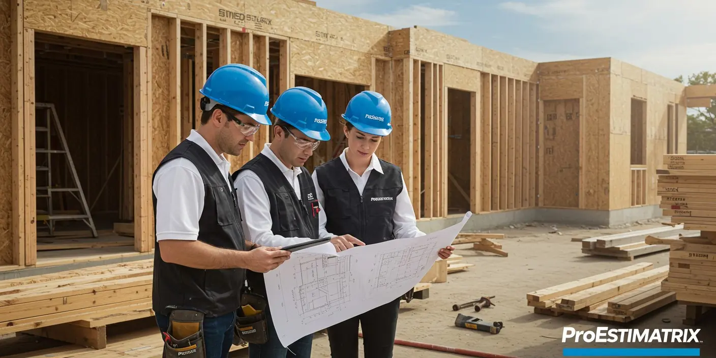 Material and framing takeoff for construction projects