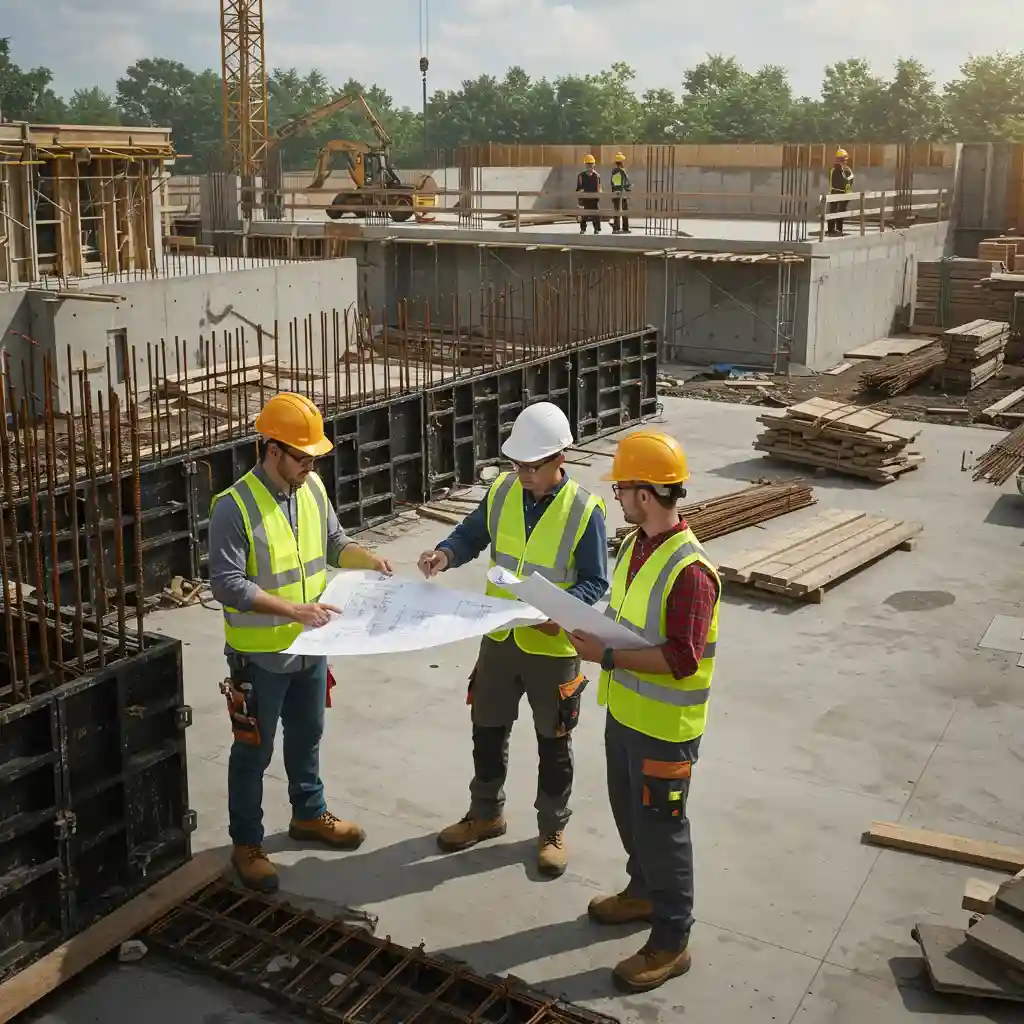 Building project material takeoff service