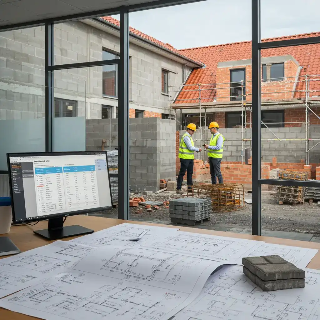 Residential construction project cost and material estimator