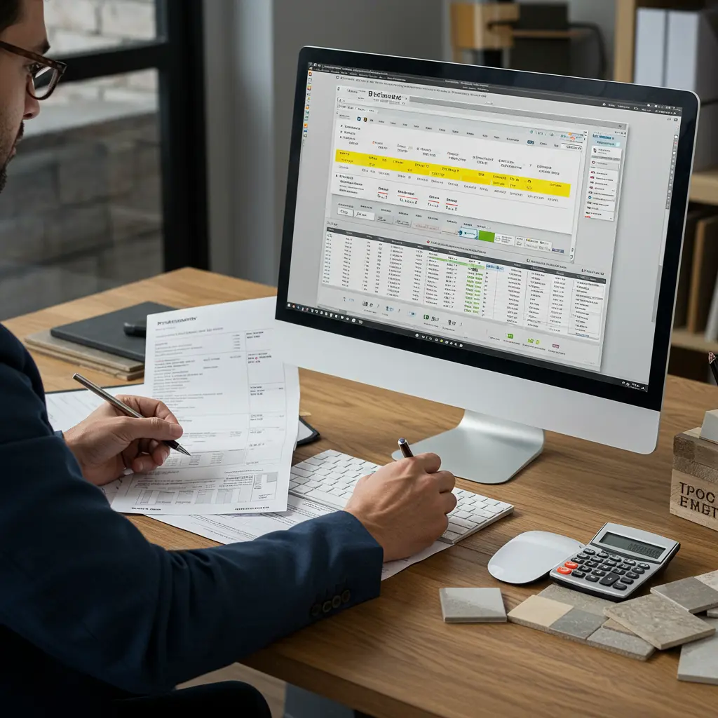 Professional cost estimating in progress