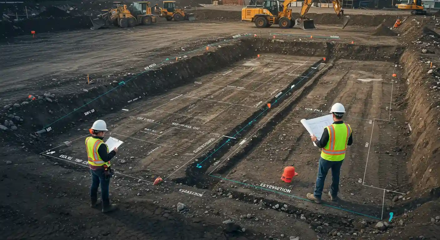 Excavation estimation services for construction projects