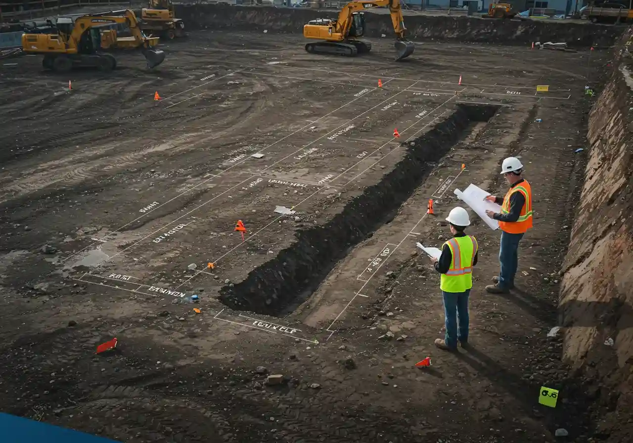Construction excavation project estimation