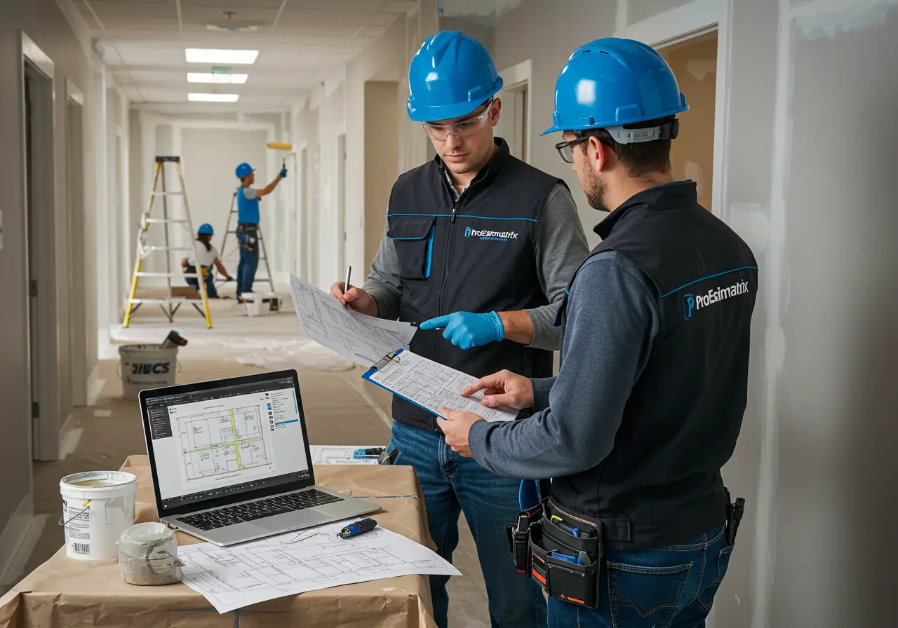 Estimating paint quantity and cost