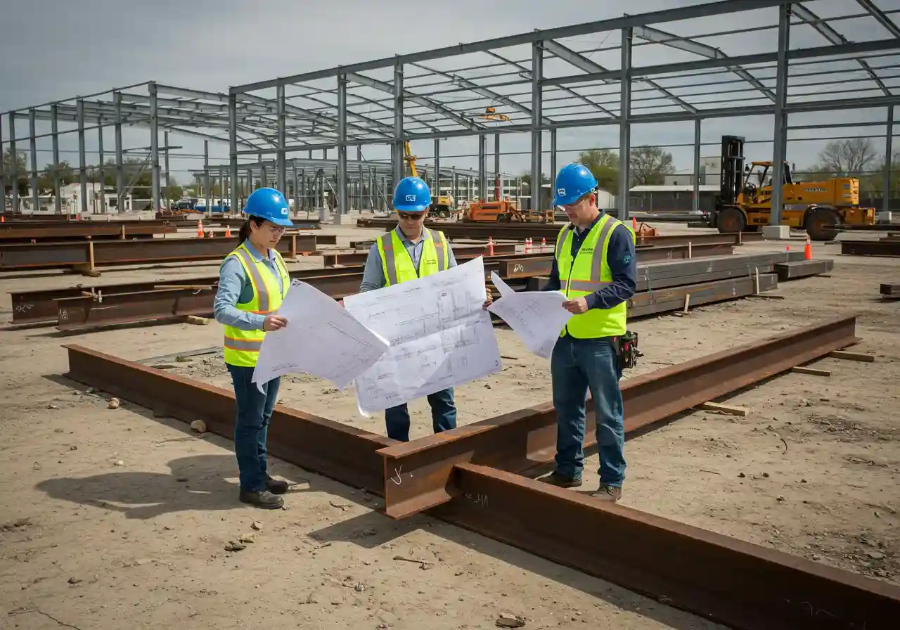 Fabrication drawings and steel cost estimate