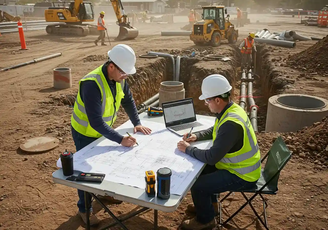 Utility estimation services for construction projects