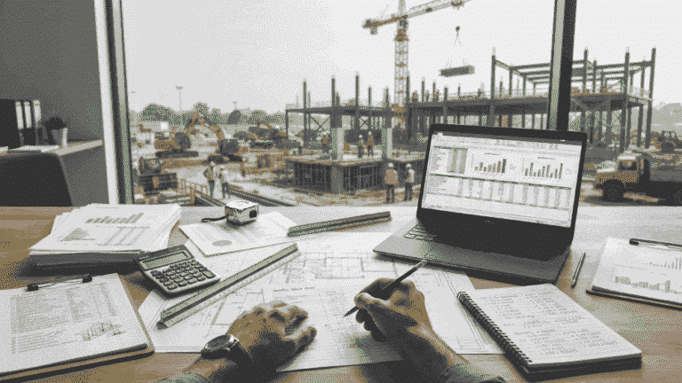 How to estimate construction costs using blueprints and quantity takeoffs