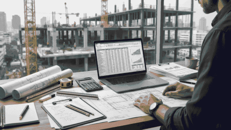What is construction estimating with blueprints and quantity takeoff plans