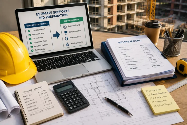 How Construction Estimates Support Bid Preparation